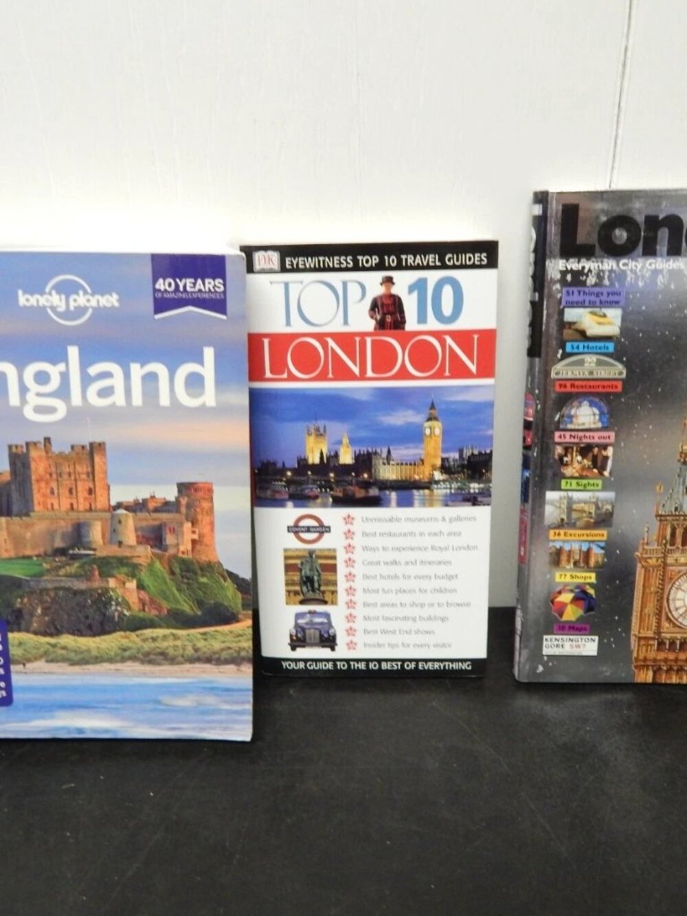 ENGLAND & LONDON Travel Handbooks Guide Book Books Lot